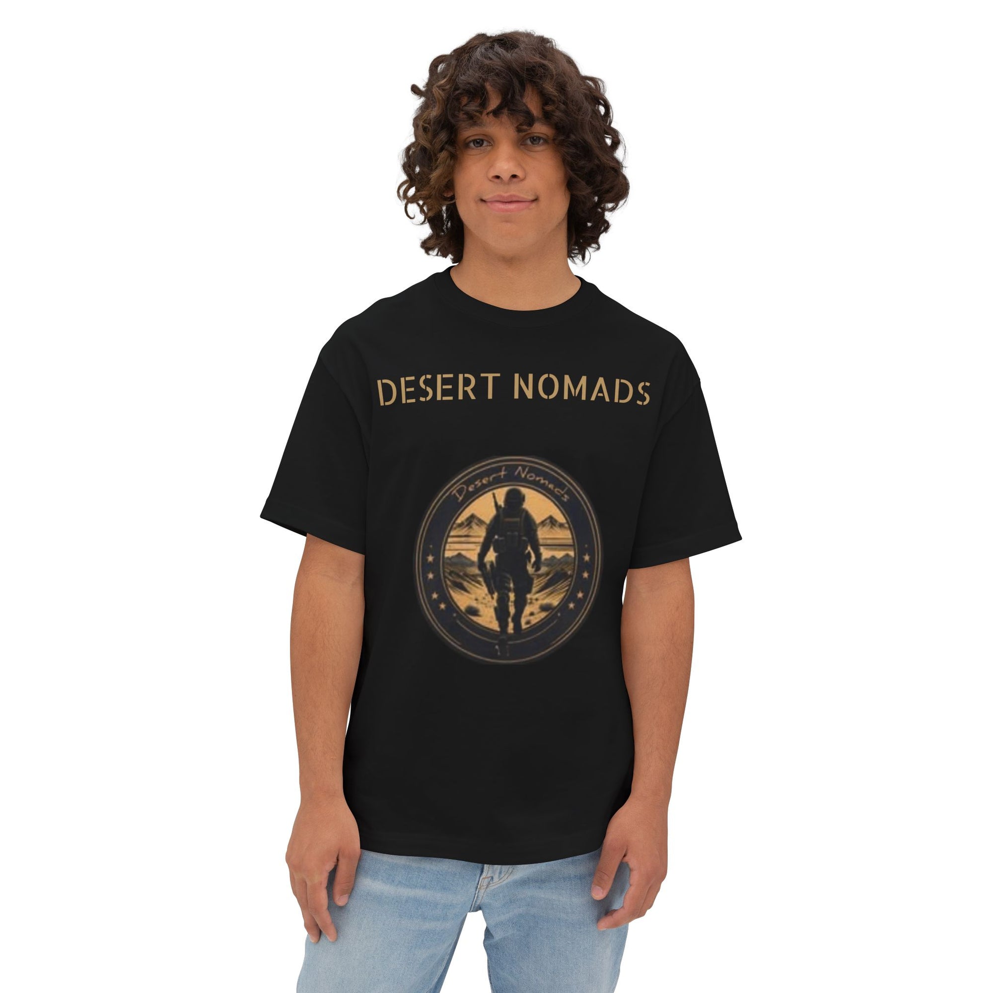 Airsoft Tshirt Unisex Oversized Boxy Tee with 'Those Who Win' Design